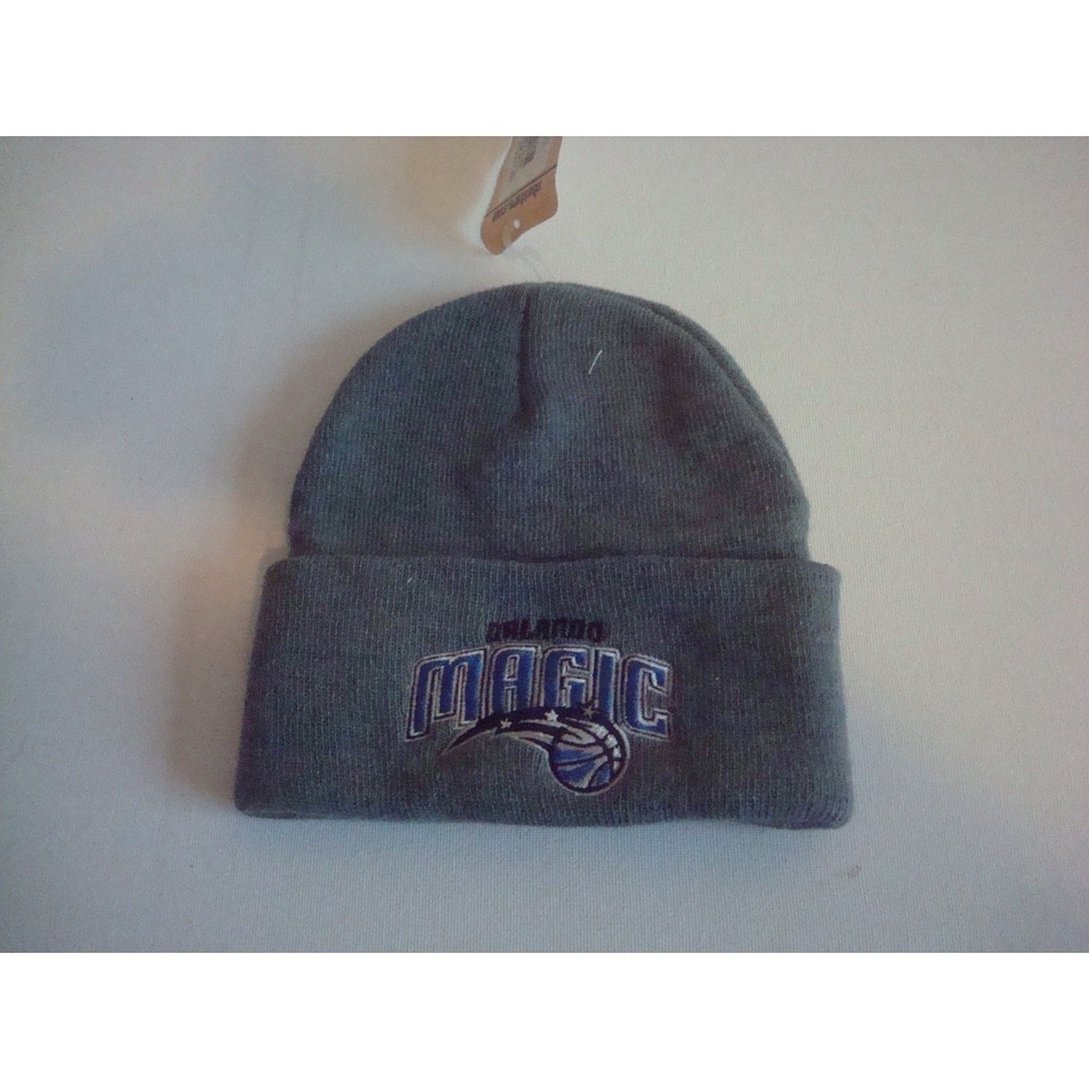 ORLANDO MAGIC CUFF BEANIE KNIT TOBOGGAN HAT CAP 00S Y2K VINTAGE G5